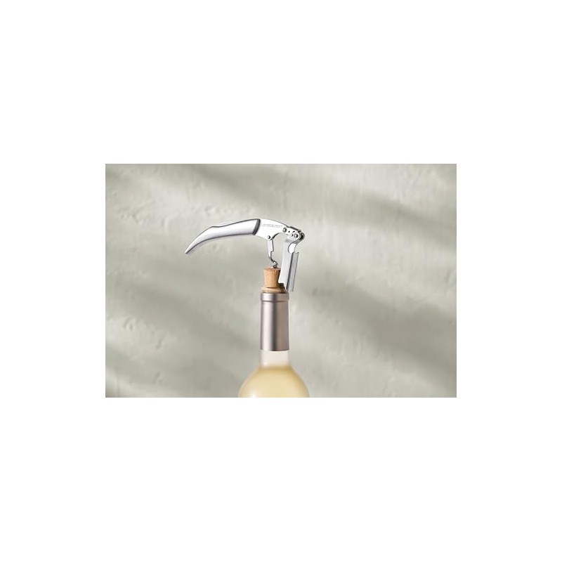 Le Creuset Stainless Steel One-Step Waiter's Friend Corkscrew Wine Opener