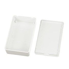 Sourcingmap 100 x 60 x 25mm/3.94x2.36x0.98inch Electronic Plastic DIY Junction Box Enclosure Case White