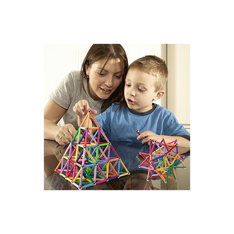 160 Pcs Magnet Building Sticks Kids Toys, Lengthen Magnetic Construction