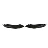 2 Pcs Front Bumper Diffuser Glossy Black Left Right Lip