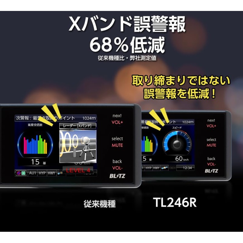 Blitz(ブリッツ) Touch-LASER TL246R JMA-520 JMA-401 JMA-600(NTG-962) Enforcement Device Compatible! Equipped