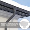 DOITOOL Gutter Downspout Diverter Rainwater Collection System Adapter for Roof