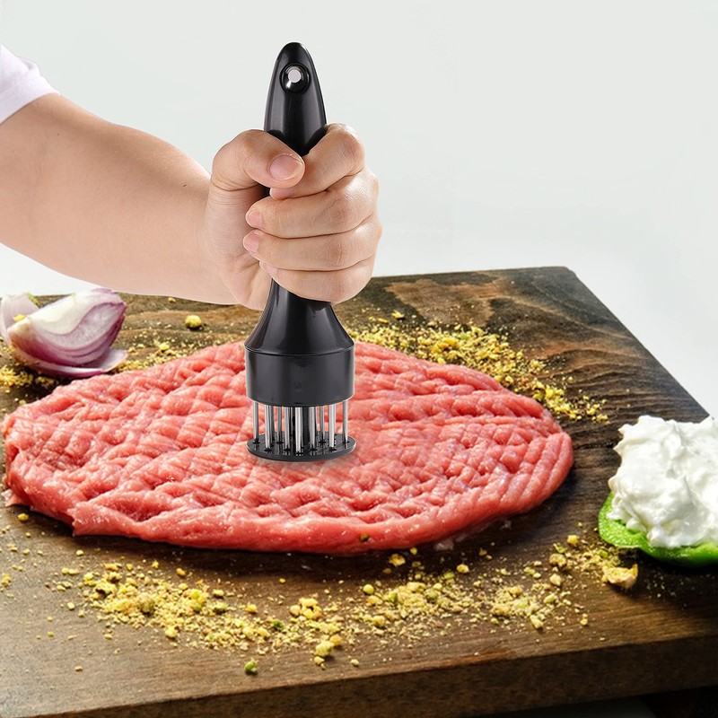 Meat Tenderizer, OLULU Stainless Steel Needle Ultra Sharp 20 Blades