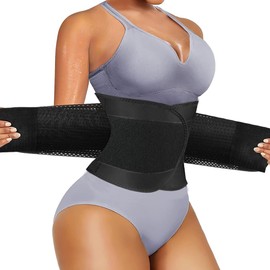 AOGOE Waist Trainer Belt for Women, Sweat Waist Cincher, Adjustable Back Support Belt, Body Shaper Workout Sports Girdles Band, Belly Sweat Belt, Waist Trimmer Belt, Cincher Trimmer Waist Trainer