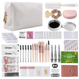 Bridal Emergency Kit for Wedding Day, Emergency Kit for Women 100+ Pieces Wedding Essentials Survival Set for Team Bride, 26 Tool Types Must Haves & Portable Travel Kit with Makeup Bag for Wedding Day