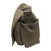 KMG Threadlines Olive Drab Cotton Canvas Military Messenger Bag 15in