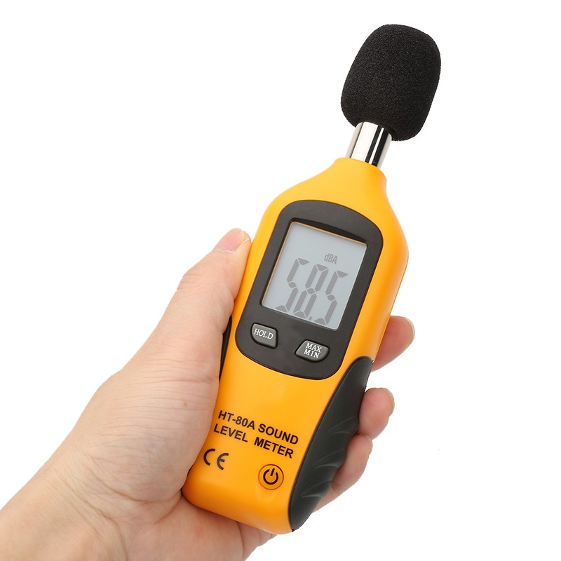 HT-80A LCD Display Noise Tester Sound Level Monitoring Tester Meter
