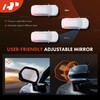 A-Premium Pair (2) Driver and Passenger Side Power Door Mirror