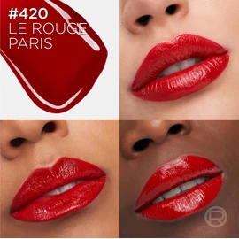 L'Oreal Paris Infallible Lacque Resistance Liquid Lipstick, 16HR Long Lasting Lip Makeup with Lacquer-Like Shine and Zero Transfer, 420, Le Rouge Paris