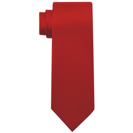 KANGSIT KANGSIT 3.15" Men Ties Solid Color Neck Tie for Men Wedding Business Formal Neckties (Red)
