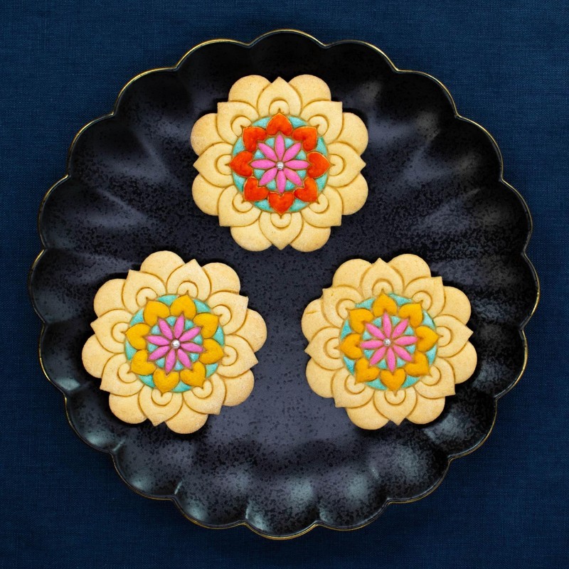 Set of 2 Mandala Cookie Cutters, 2 pieces - Bakerlogy