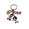 TCB Creations Sonics and Friends Game Characters Multi Charm Keyring