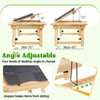 Bamboo Laptop Desk, Adjustable Foldable Bed Tray Table for Bed,