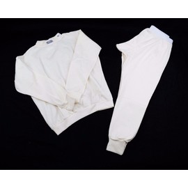 RJS Racing Equipment SFI 3.3 FR Underwear 2 PC Set Size XL White