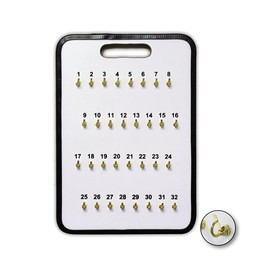 CGP Products Key Hook Board Portable Keyboard for Storage and Transport of Keys (32 Hook)