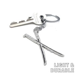 Weeb Keychains Demon Slayer Keychain, Sword Key Ring for Demon Slayer Fans, Anime Gifts with Durable Metal & Vibrant Colors, Phone Charm, Cool Katana Keychain for Bag, Wallet & Car Key | Inosuke