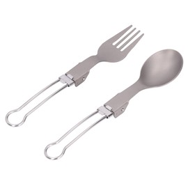 Camping Cutlery Set Camping Foldable Spoon Fork Portable Travel Tableware for Outdoor Picnic