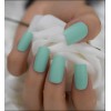 Sure Things 24 Matte Mint Green Press On Nails w/