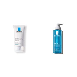 La Roche Posay Effaclar Mat Crema Facial Matificante para Piel Grasa, 40 ml  Effaclar Gel Purificante Gel Limpiador Facial para Piel Grasa, 400 ml    