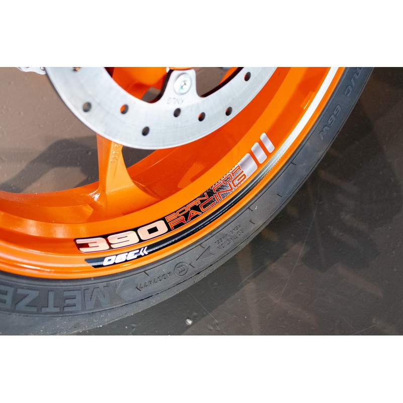 Felgenrand Aufkleber Motorcycle Rim Bed Compatible with KTM 390 Duke