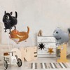 3 Pcs Cat Balloons Set, Cartoon Cat Head Foil Balloons,