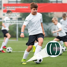 Celiodd 4 Pairs of Shoelaces Fixing Tape Football Fixing Tape for Football Boots Fixing Band for Football Boots Against Loosening Loosening Loosening for Firm Loose and Uncomfortable Shoes, Green