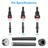 EeeKitOnline Fuel Injection Pressure Tester Injector Pump Gauge Kit with