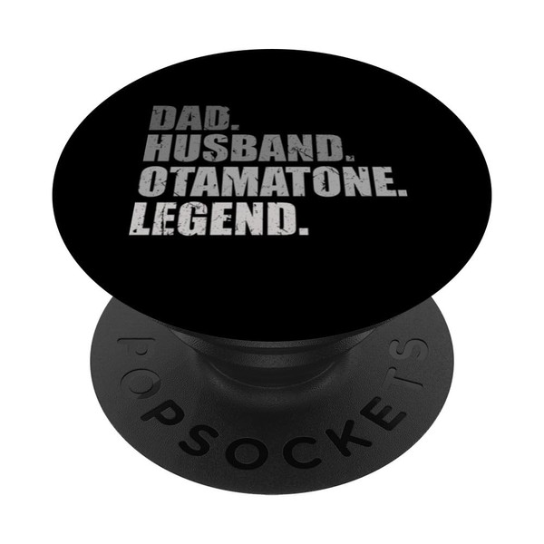 Papa Husband Otamatone Legend Japanese Otamatone PopSockets with Interchangeable PopGrip