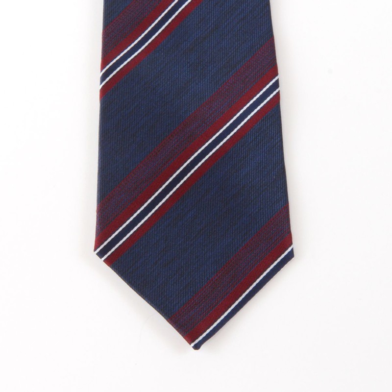 The Shirt Studio Red Mix Stripe Automatic Tie