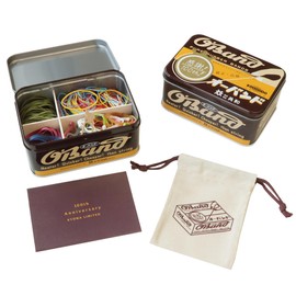 O-BAND CAN VARIETY 100th Anniversary Rubber Bands, Mini Drawstring Bag and Brochure Included, Colorful Rubber Spring Band, Qutto SVELTE