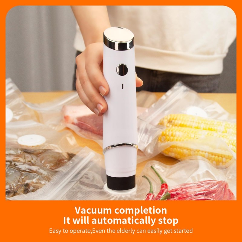 Handheld Vacuum Sealer for Food, Protable Compact Vacuum Sealer (Vacuum