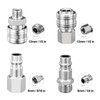 Spurtar Compressed Air Coupling 1/4 Inch Pneumatic Connections, Pack of