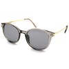 SPEED ADDICT CLEAR WELLINGTON SUNGLASS, CLEAR GRAY/GOLD x LIGHT SMOKE