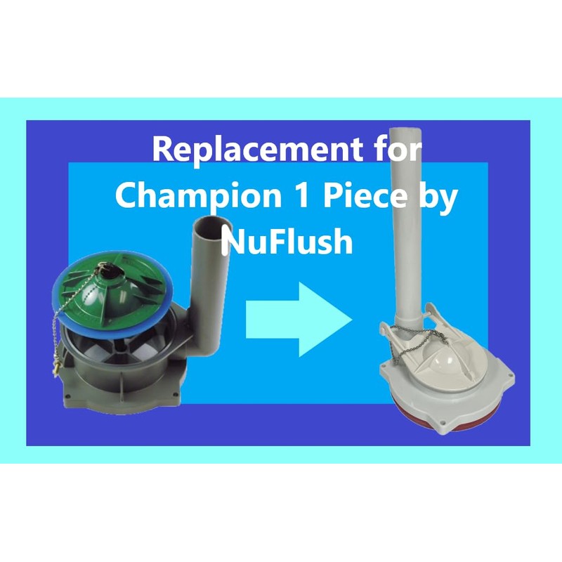 One-piece American Standard Champion Flush Valve Upgrade by Nuflush