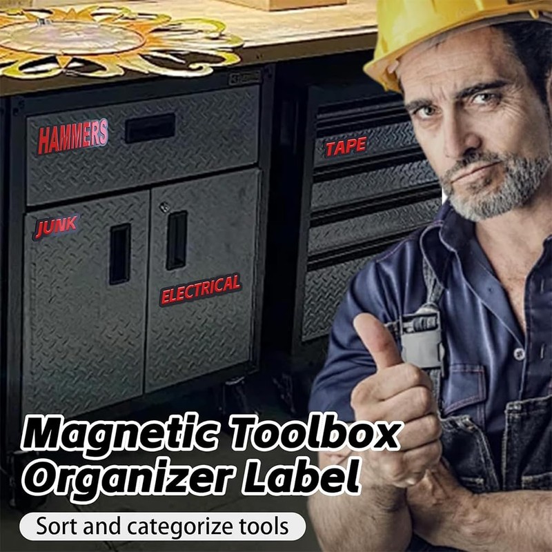 Strong Magnetism Toolbox Drawer Labels Tool Chest Organization Tool Chest