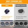 TOPINSTALL Stylish A/C Switch Knobs Compatible with 2002-2010 Ford Explorer