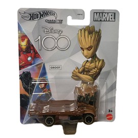 Hot Wheels Character Cars Vehículo de Juguete Groot a Escala 1:64 para niños de 3 años en adelante