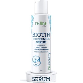 Paisle Botanics Hair Growth Serum for Hair Loss, Natural Biotin Fine Hair Thickener for Women & Men, 4 oz