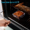 NUTRIUPS Borosilicate Glass Oven Dish 12cm Mini Oven Proof Dishes