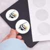24 x 40mm Round 'Angel Fish' Stickers (SK00018570)