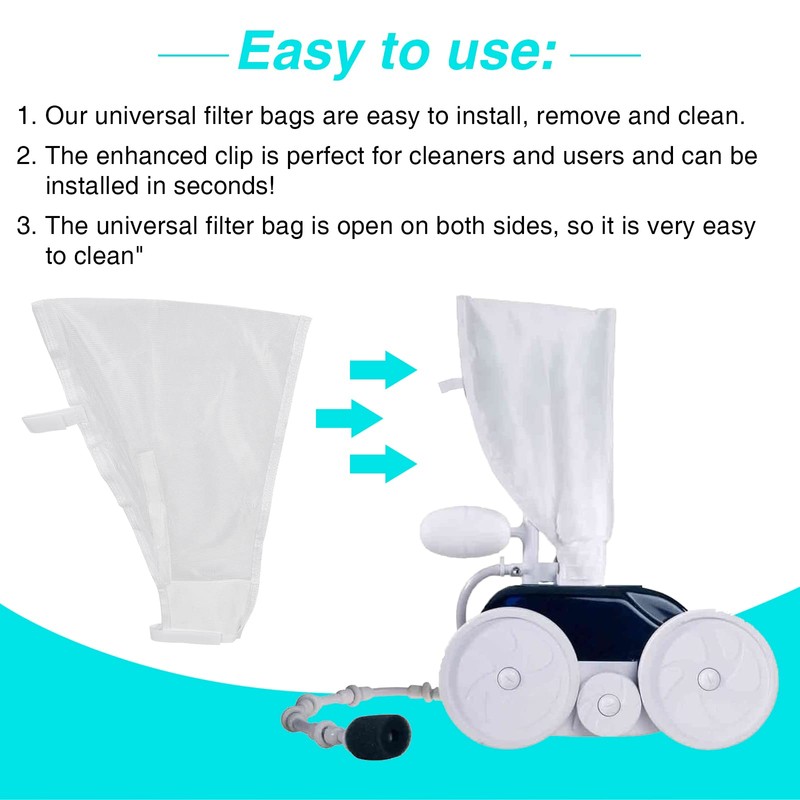 Pokin All Purpose Bag for Polaris 180 Pool Cleaner, All