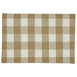 Park Designs Natural Buffalo Check Backed Placemat Set of 4
