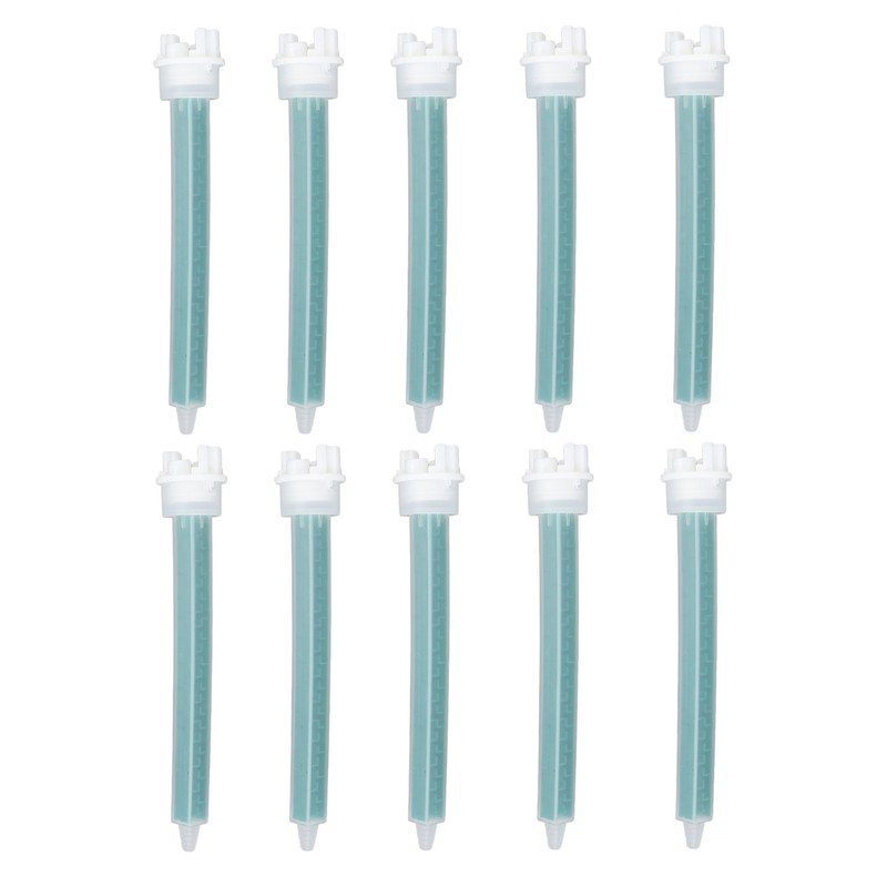 10pcs Mixing Nozzles Plastic Prevent Blocking Adhesive Glue Mixing Nozzle