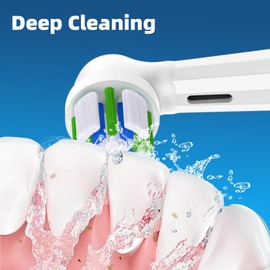 IO Replacement Heads Compatible with Oral B iO, for Oral B iO 2/3/4/5/6/7/8/9/10 Series Toothbrushes, Medium Bristles, Soft Yet Effective, 6 White