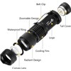 ULTRAFIRE 3 Pack Mini LED Torch Single Mode Zoomable Small
