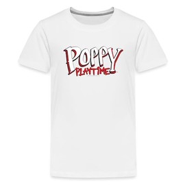 Poppy Playtime - Logo T-Shirt (Kids, White, 12-14)