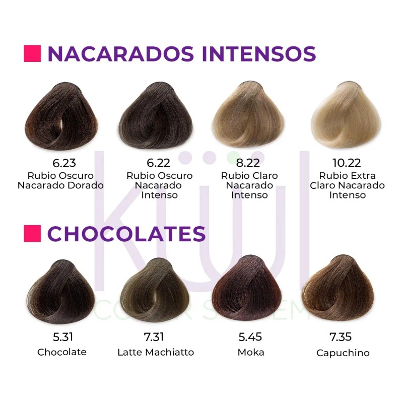 Kit Tinte Cabello Kuul Naturales Peroxido Vol