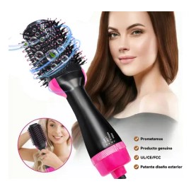 Cepillo Alaciador/rizador Eléctrico Ionic Peine 1000w 4 En 1