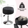Xenothos Ottoman Swivel Vanity Stool Chair with Storage for Makeup