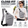 Ultra-Thin Crossbody Chest Bag for Daily Carry – Soft Sling